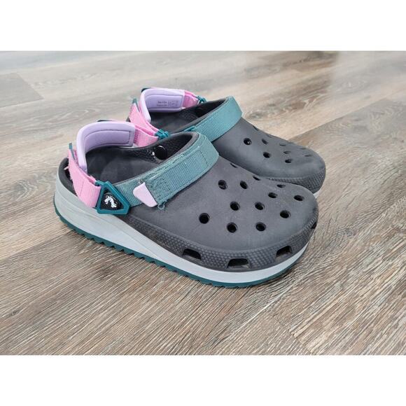 CROCS Other - Crocs Classic Hiker Clog Black Men's Women's Unisex Shoe Ultra Light 8 / 6 #6
